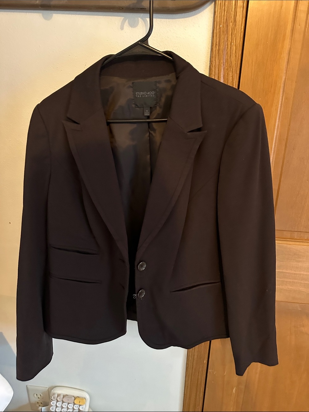 The Limited Black Women's Cropped Tailored Blazer